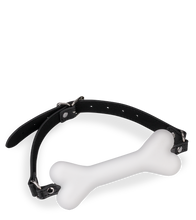 Laden Sie das Bild in den Galerie-Viewer, Puppy-Play-Knebel Knochen aus Silikon 15 cm