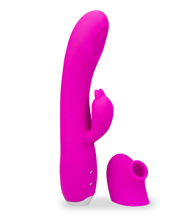 Rabbit-Pulsator mit Aufsatz für die Klitoris