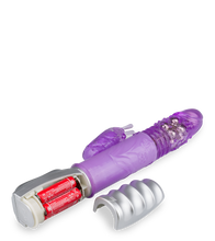 Laden Sie das Bild in den Galerie-Viewer, Rabbit-Vibrator Butterfly mit Stoßfunktion