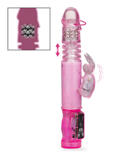 Laden Sie das Bild in den Galerie-Viewer, Rabbit-Vibrator Crazy Up &amp; Down mit USB Anschluss