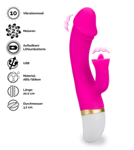 Laden Sie das Bild in den Galerie-Viewer, Rabbit-Vibrator Flapa