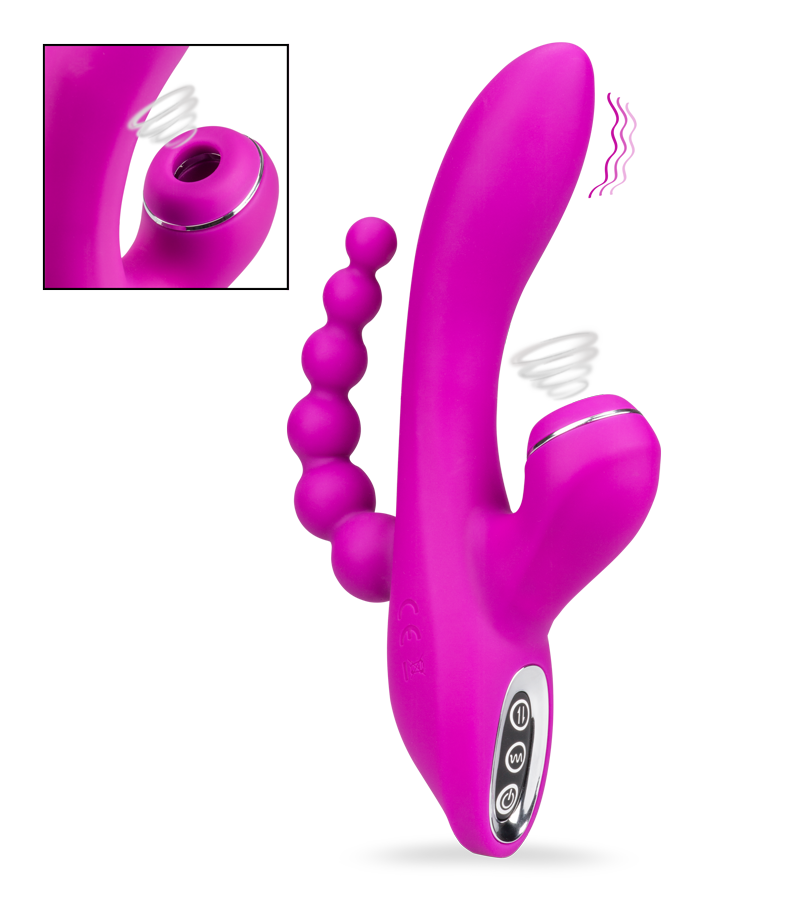 Rabbit-Vibrator mit Dreifach-Stimulation Abel