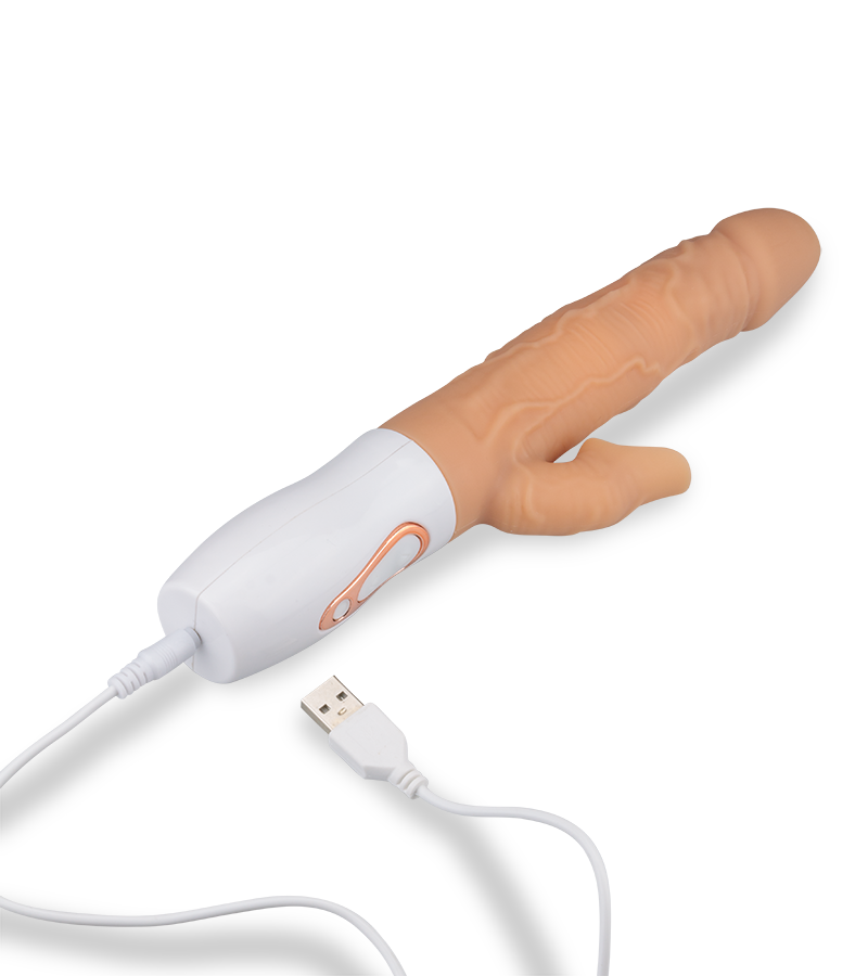 Rabbit-Vibrator mit Heizfunktion und 7 Modi Satisfaction