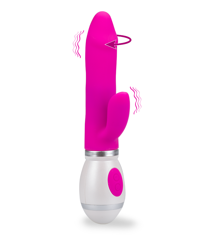 Rabbit-Vibrator mit Rotation Viva