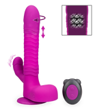 Rabbit-Vibrator mit Saugnapf