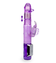 Laden Sie das Bild in den Galerie-Viewer, Rabbit-Vibrator mit Stoßfunktion Butterfly Prince