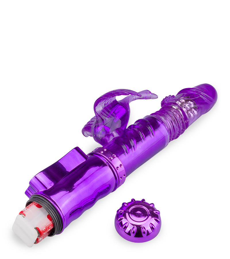 Rabbit-Vibrator mit Stoßfunktion Swan