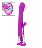 Rabbit-Vibrator mit Vagina-Pumpe Fine