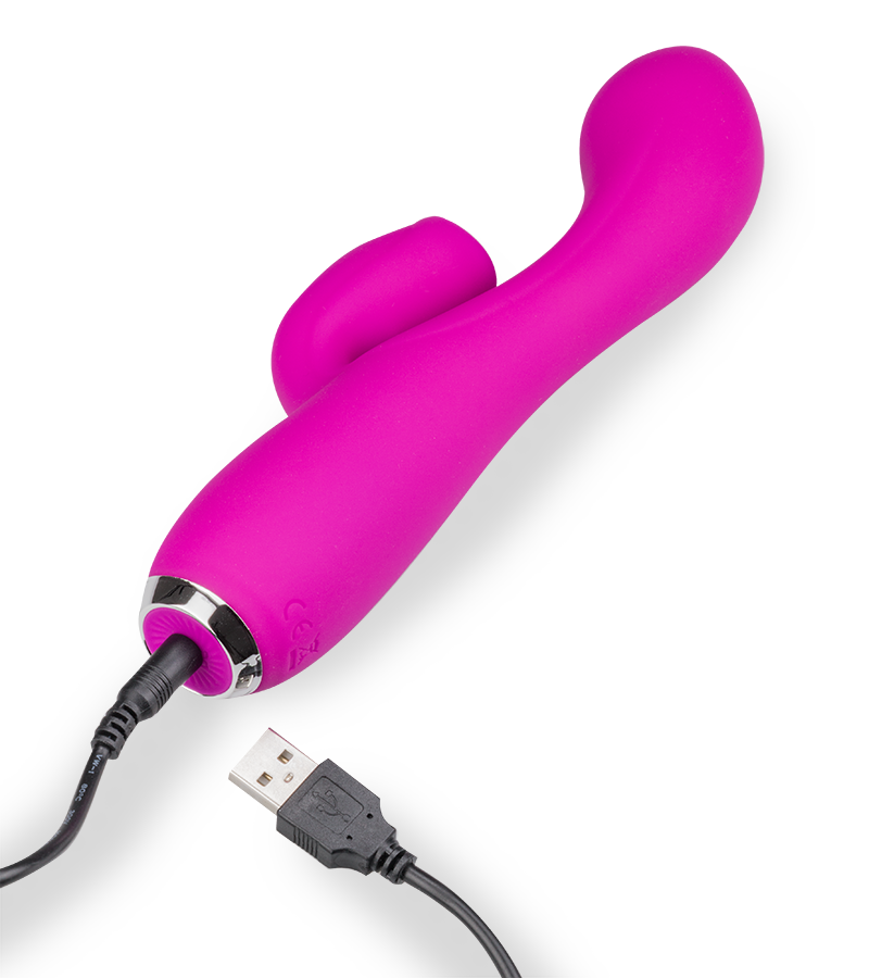 Rabbit-Vibrator mit Zunge