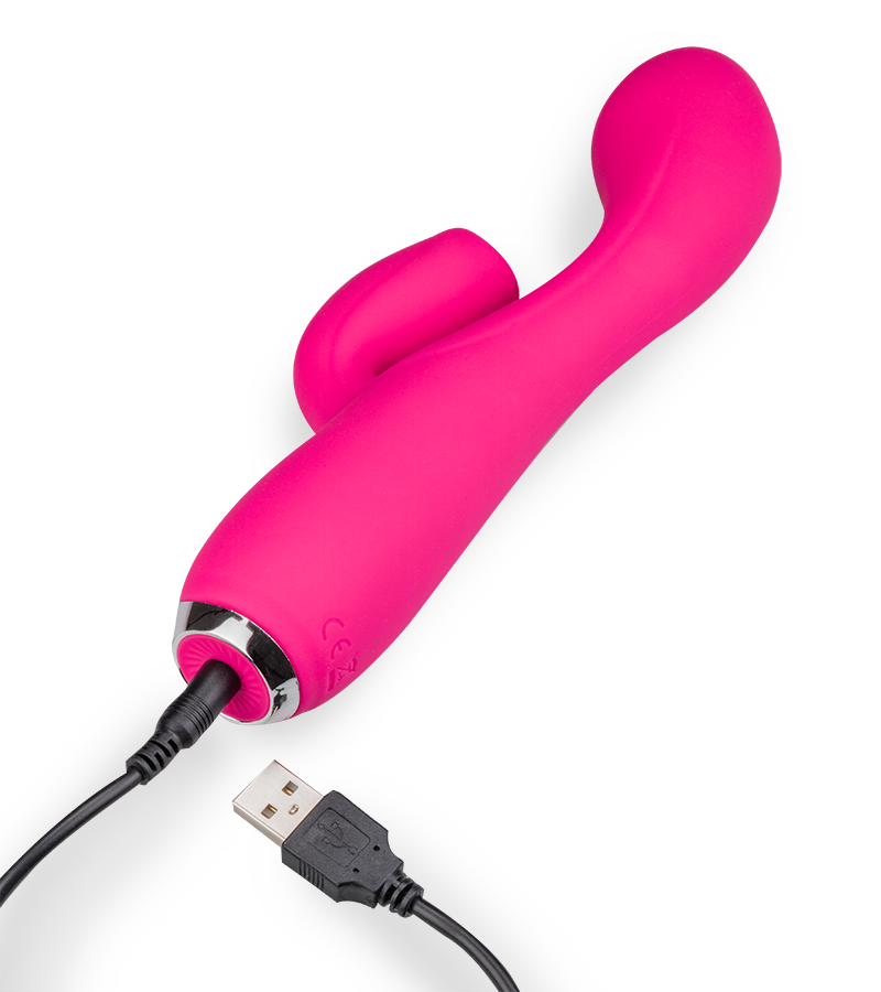 Rabbit-Vibrator mit Zunge
