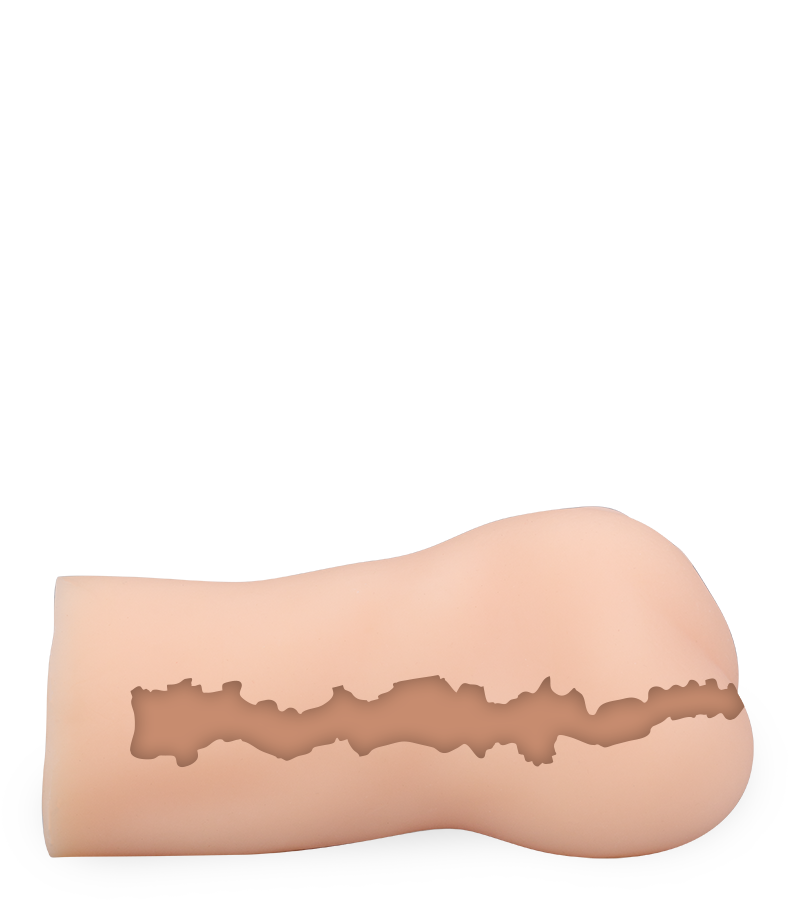 Realistische Taschenmuschi mit Vibration Gwen