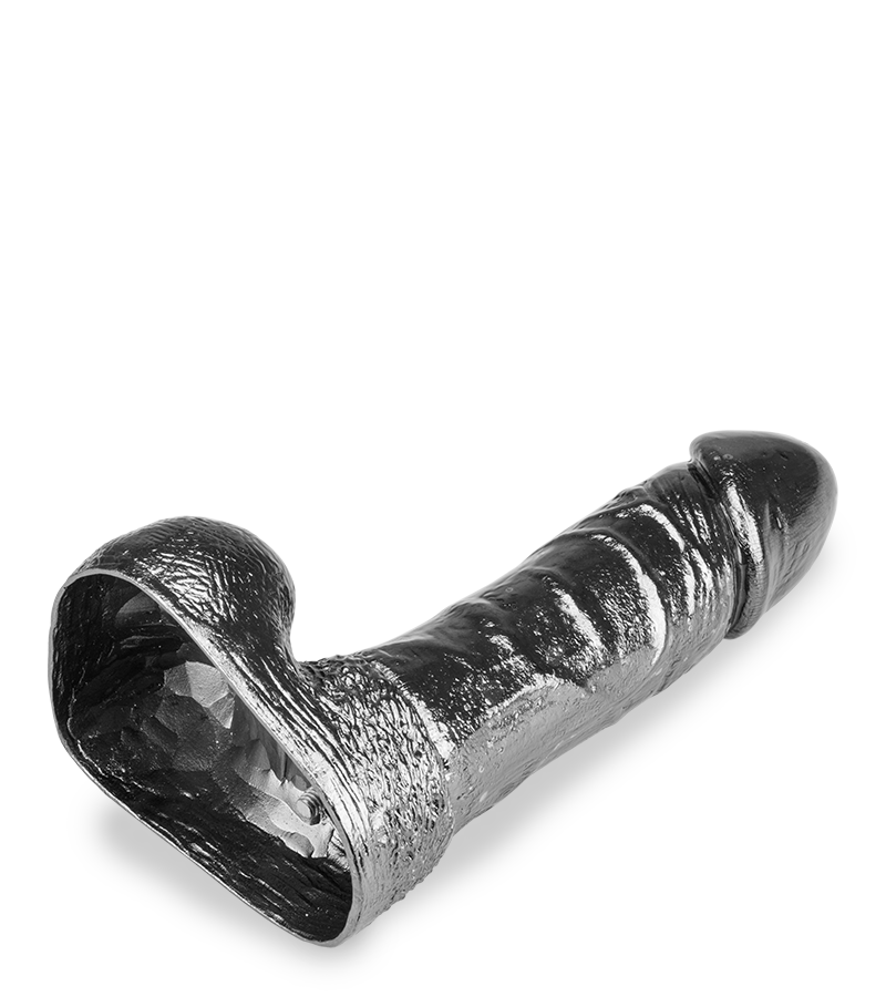 Realistischer Dildo aus Metall Rocky