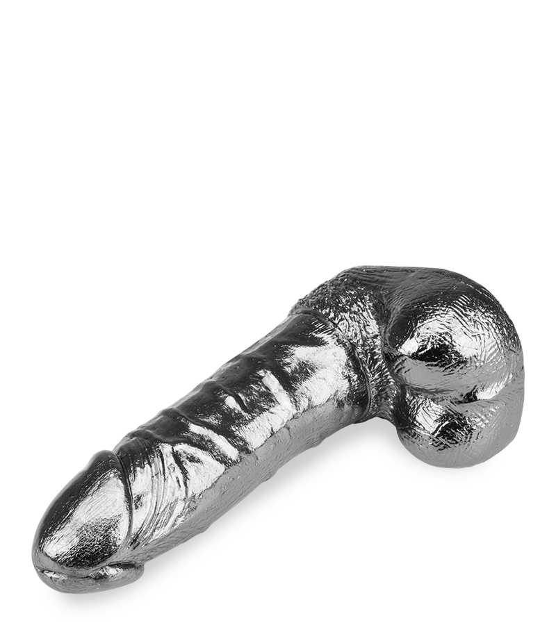 Realistischer Dildo aus Metall Rocky