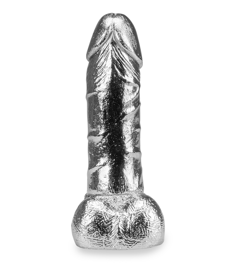 Realistischer Dildo aus Metall Rocky