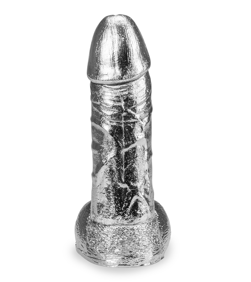 Realistischer Dildo aus Metall Rocky