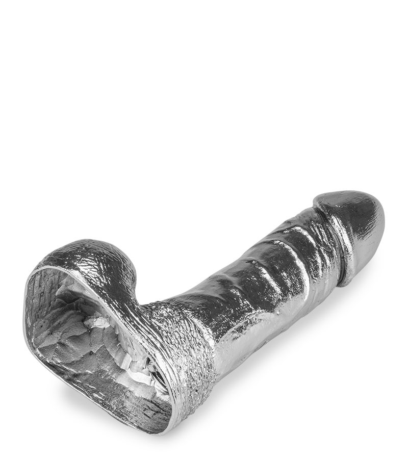Realistischer Dildo aus Metall Rocky