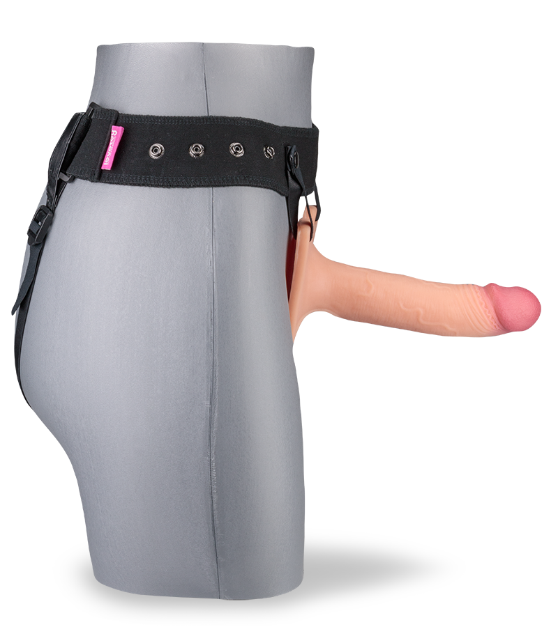 Realistischer Strap-on-Dildo für Männer aus Silikon