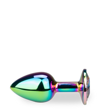 Laden Sie das Bild in den Galerie-Viewer, Regenbogenfarbener Rosebud-Analschmuck