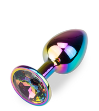 Laden Sie das Bild in den Galerie-Viewer, Regenbogenfarbener Rosebud-Analschmuck