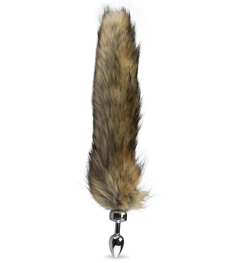 Rosebud-Plug im Doppelpack mit Magnet-Fuchsschwanz