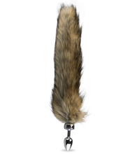 Laden Sie das Bild in den Galerie-Viewer, Rosebud-Plug im Doppelpack mit Magnet-Fuchsschwanz