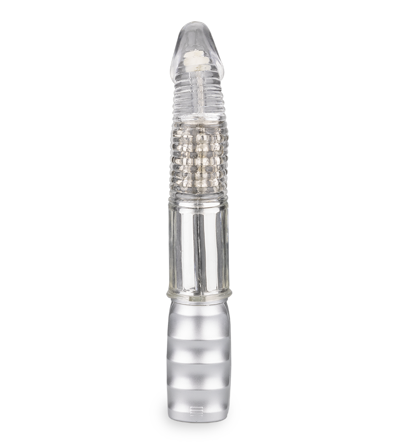 Rotierender Rabbit-Vibrator Silver Pleasure