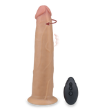 Saugnapf-Dildo mit Vibration und Rotation Jim 23 cm