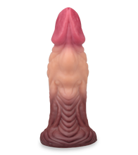 Laden Sie das Bild in den Galerie-Viewer, Saugnapf-Dildo mit XL-Aderung 18,5 cm