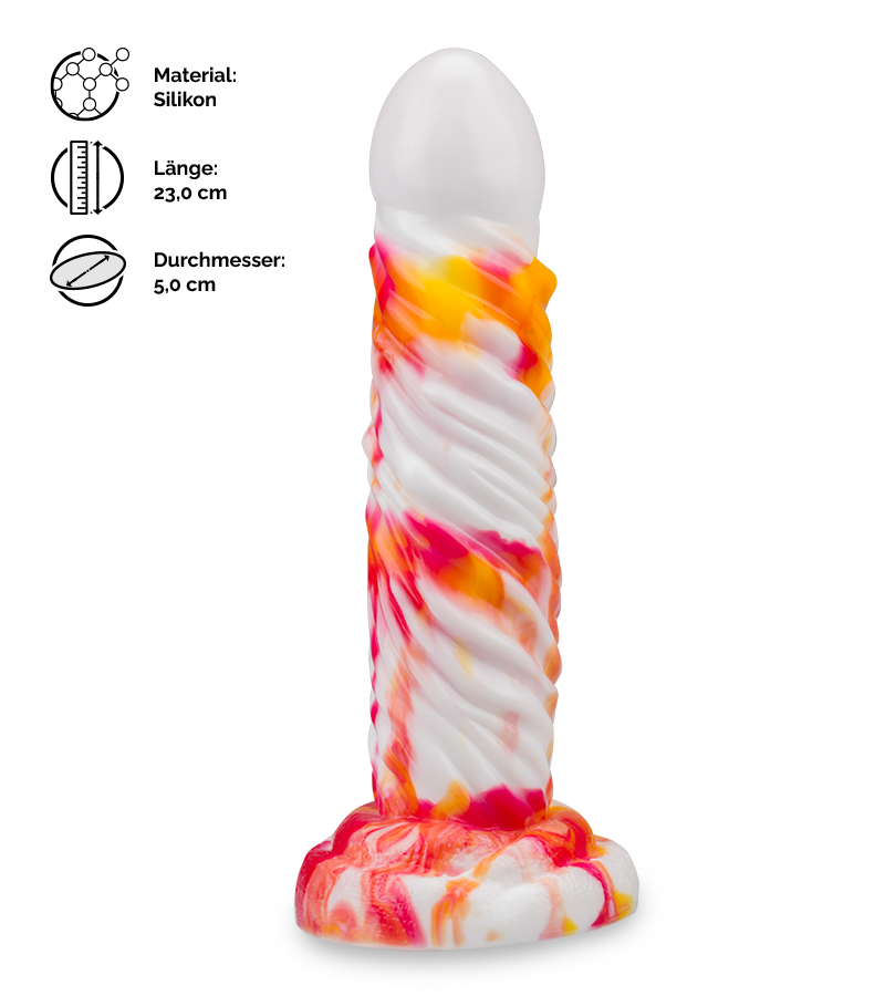 Saugnapf-Dildo Quetzalcoatl