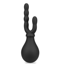 Laden Sie das Bild in den Galerie-Viewer, Schwarze Birnenspritze mit doppeltem Aufsatz