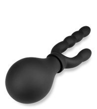 Laden Sie das Bild in den Galerie-Viewer, Schwarze Birnenspritze mit doppeltem Aufsatz