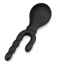 Laden Sie das Bild in den Galerie-Viewer, Schwarze Birnenspritze mit doppeltem Aufsatz