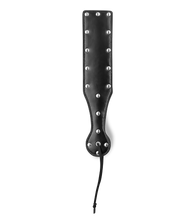 Laden Sie das Bild in den Galerie-Viewer, Schwarzes BDSM-Paddle mit Nieten