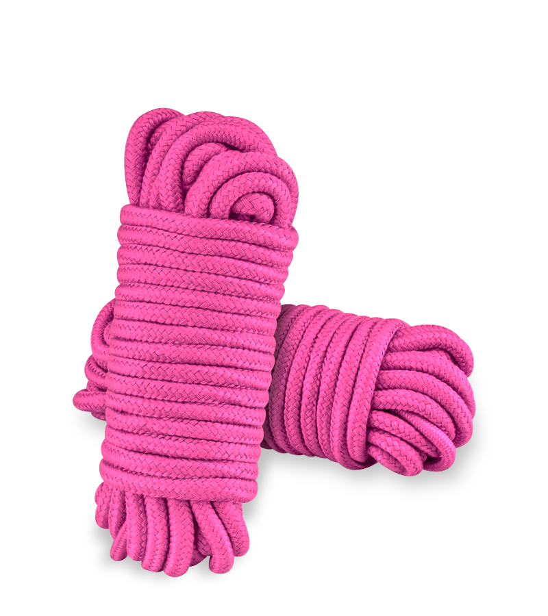 Schwarzes Bondageseil, 10 m