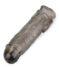 Laden Sie das Bild in den Galerie-Viewer, Schwarzes gerilltes Penissleeve Zeus