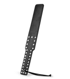 Schwarzes Kunstleder-Paddle mit Nieten 38 cm
