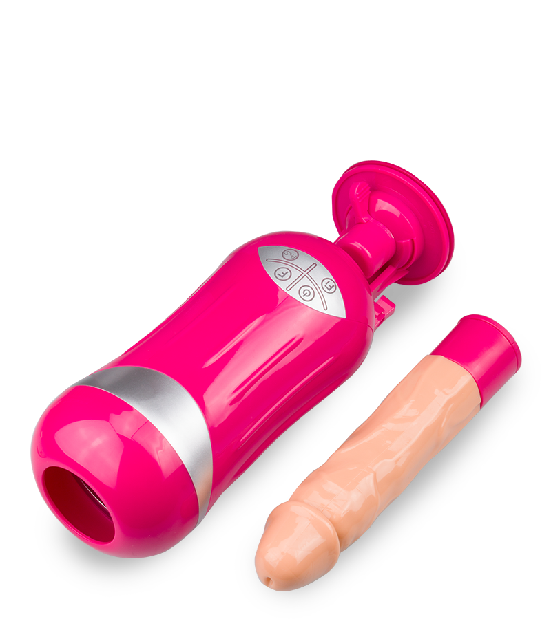 Sexmaschine mit Naturdildo Extreme