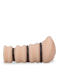 Laden Sie das Bild in den Galerie-Viewer, Sextoy-Kombipaket mit Kunstmuschi und 3 Penisringen