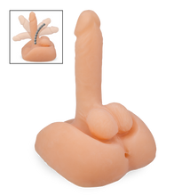 Laden Sie das Bild in den Galerie-Viewer, Silikondildo mit Innenskelett