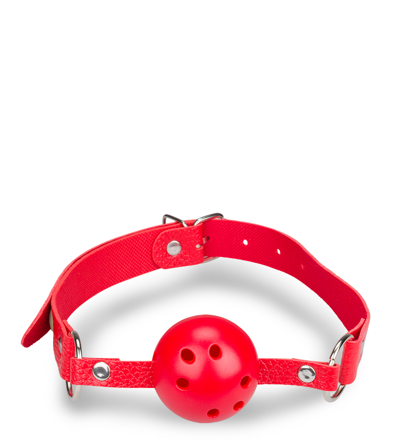 SM-Ballknebel mit Luftlöchern