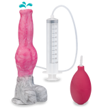 Spritzdildo mit Saugnapf Dobermann