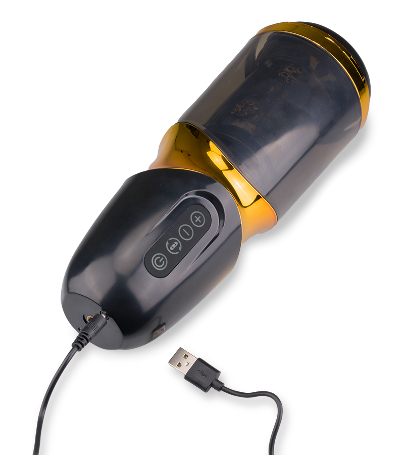 Stoßmasturbator mit Rotation Gust