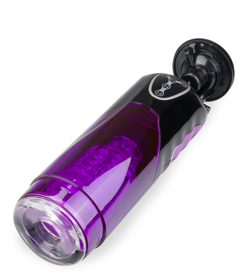 Stoßmasturbator mit Rotationsfunktion Trainer