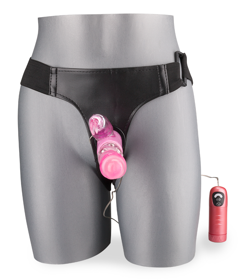 Strap-On-Rabbit mit breiter Basis