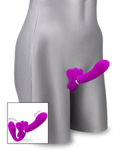 Laden Sie das Bild in den Galerie-Viewer, Strapless Strapon mit 12 Modi Butterfly