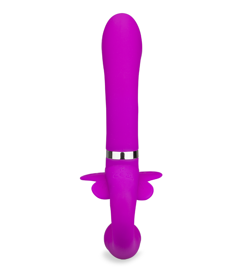 Strapless Strapon mit 12 Modi Butterfly