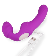 Laden Sie das Bild in den Galerie-Viewer, Strapless Strapon mit Vibration Nana