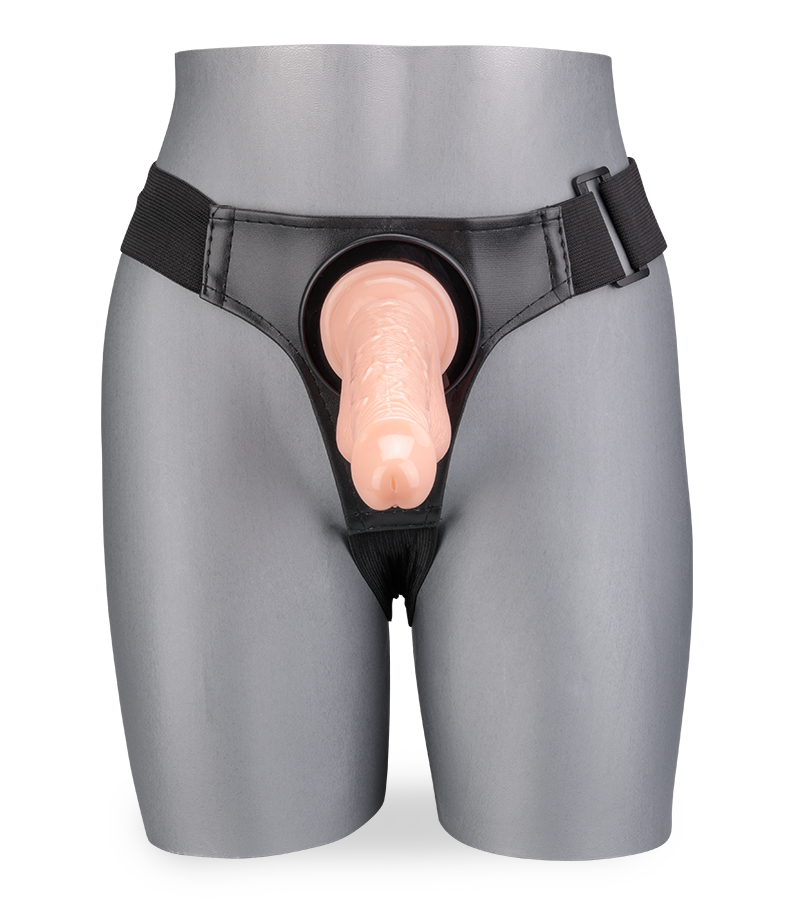 Strapon mit Saugnapf-Befestigung Cody 16,5 cm