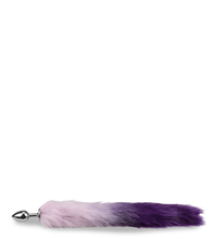 Laden Sie das Bild in den Galerie-Viewer, Tail-Plug mit Fuchsschwanz in Flieder und Violett