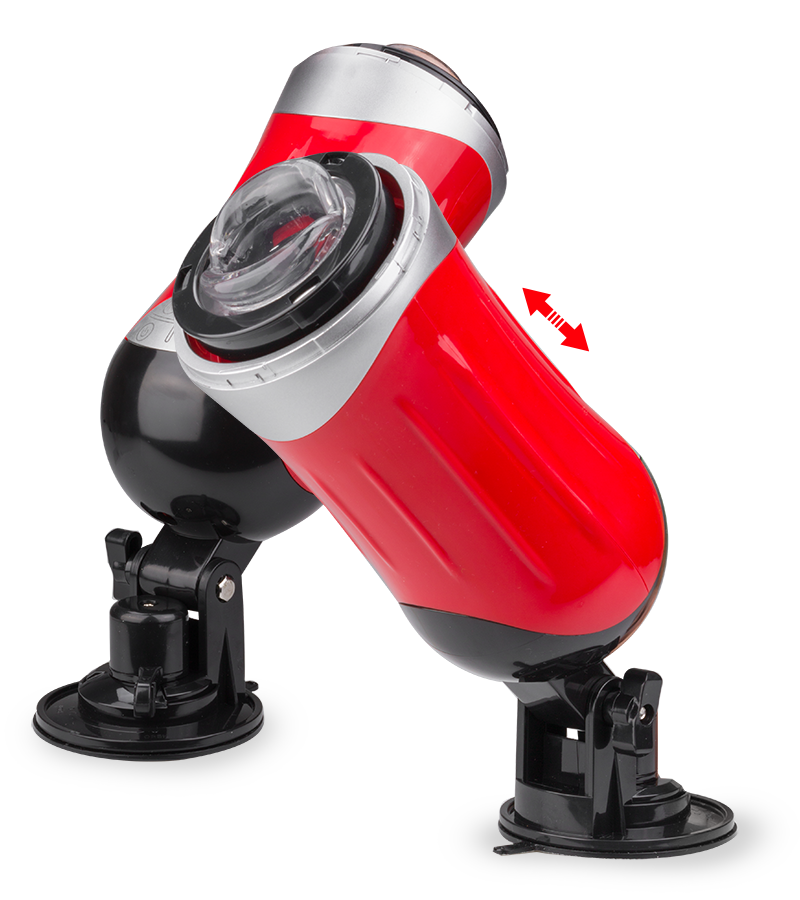 Teleskop-Masturbator mit Stoßfunktion